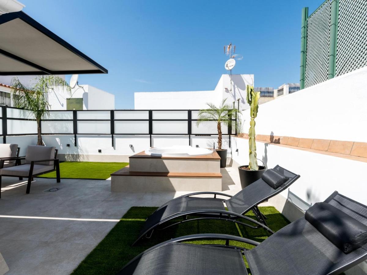 Pj Terraza Privada Banera Exterior Junto Catedral Daire Sevilla Dış mekan fotoğraf