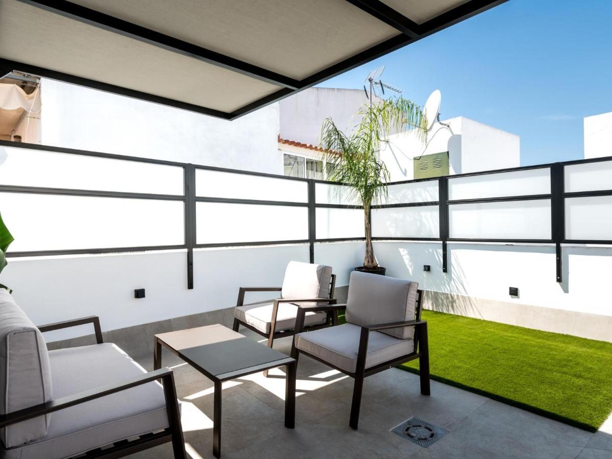 Pj Terraza Privada Banera Exterior Junto Catedral Daire Sevilla Dış mekan fotoğraf